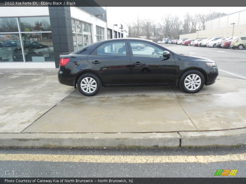 Ebony Black / Black 2012 Kia Forte EX