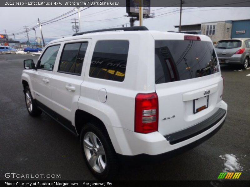 Bright White / Dark Slate Gray 2012 Jeep Patriot Latitude 4x4
