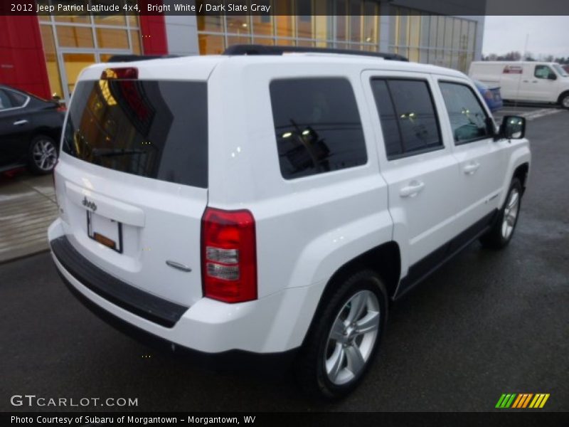 Bright White / Dark Slate Gray 2012 Jeep Patriot Latitude 4x4