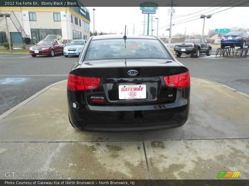 Ebony Black / Black 2012 Kia Forte EX