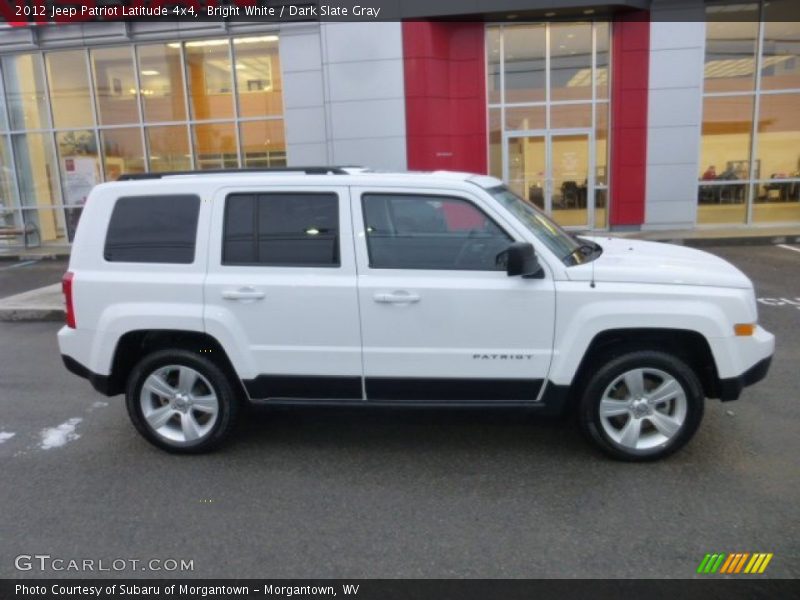 Bright White / Dark Slate Gray 2012 Jeep Patriot Latitude 4x4
