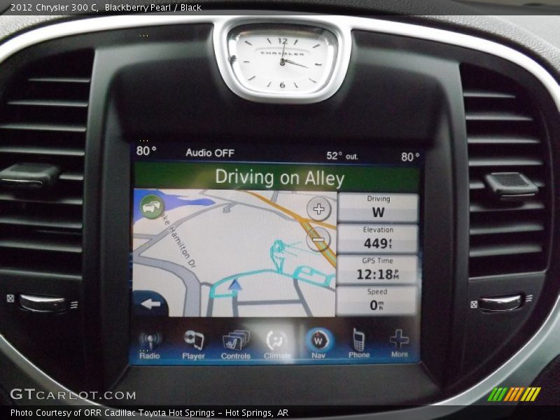 Blackberry Pearl / Black 2012 Chrysler 300 C