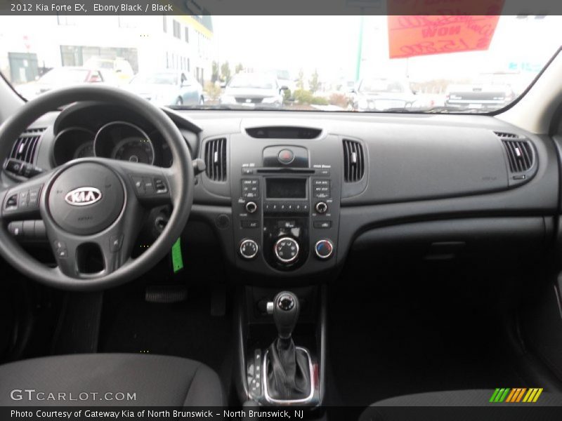 Ebony Black / Black 2012 Kia Forte EX