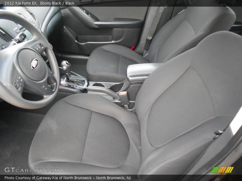 Ebony Black / Black 2012 Kia Forte EX