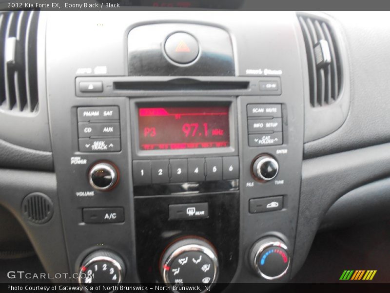 Ebony Black / Black 2012 Kia Forte EX