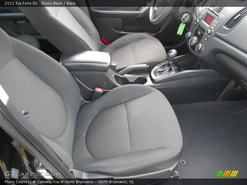 Ebony Black / Black 2012 Kia Forte EX