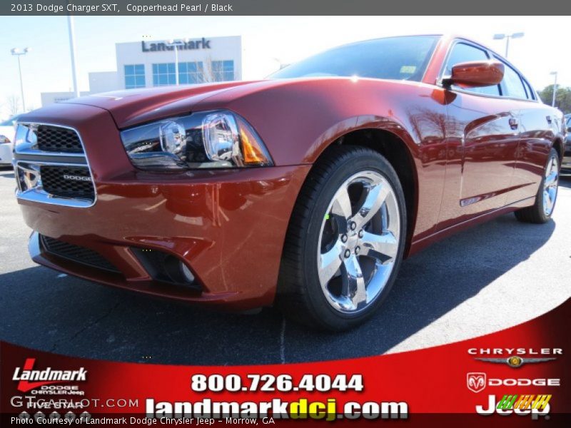 Copperhead Pearl / Black 2013 Dodge Charger SXT