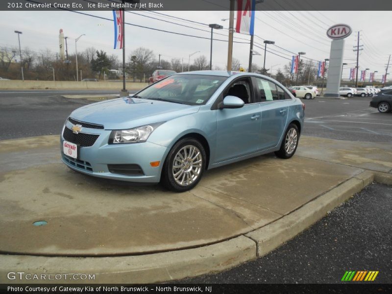 Ice Blue Metallic / Jet Black 2012 Chevrolet Cruze Eco