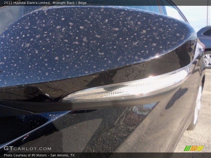 Midnight Black / Beige 2013 Hyundai Elantra Limited