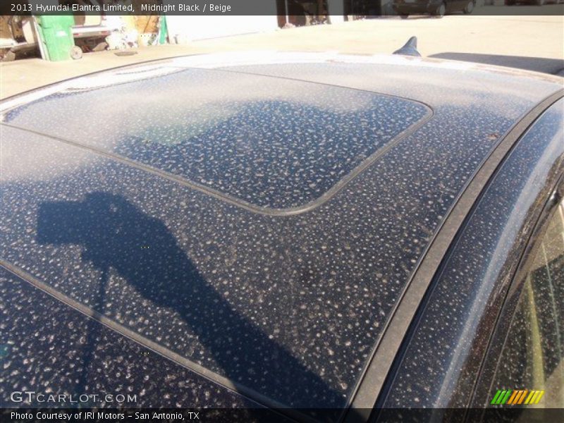 Midnight Black / Beige 2013 Hyundai Elantra Limited