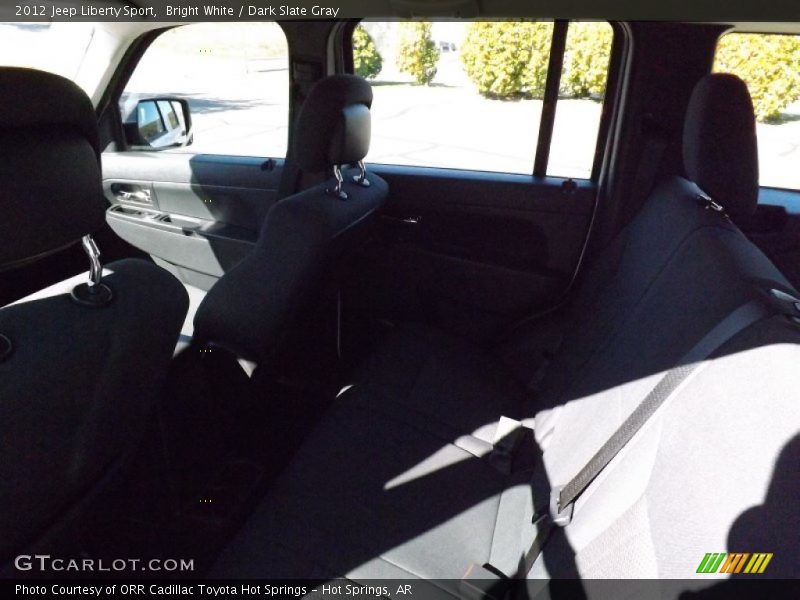 Bright White / Dark Slate Gray 2012 Jeep Liberty Sport