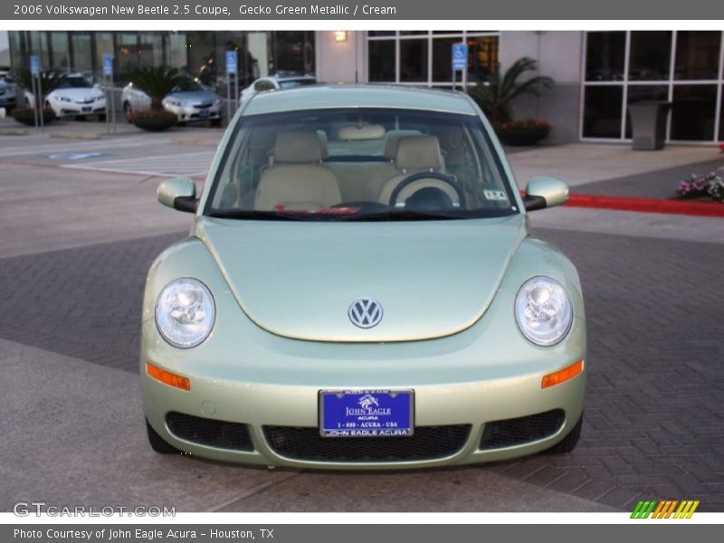 Gecko Green Metallic / Cream 2006 Volkswagen New Beetle 2.5 Coupe