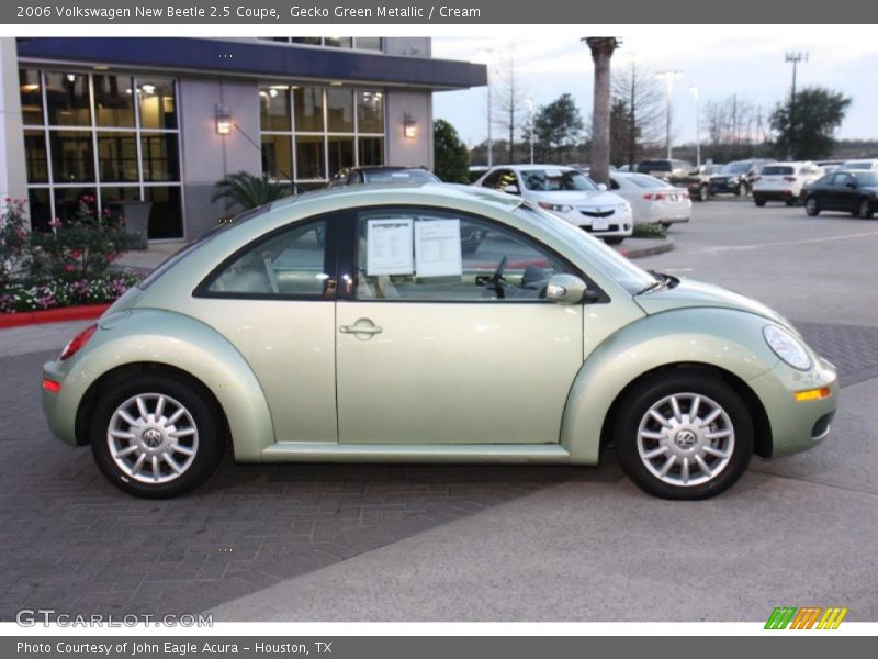 Gecko Green Metallic / Cream 2006 Volkswagen New Beetle 2.5 Coupe