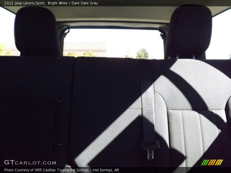 Bright White / Dark Slate Gray 2012 Jeep Liberty Sport
