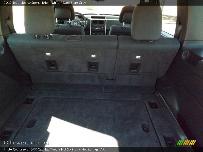 Bright White / Dark Slate Gray 2012 Jeep Liberty Sport