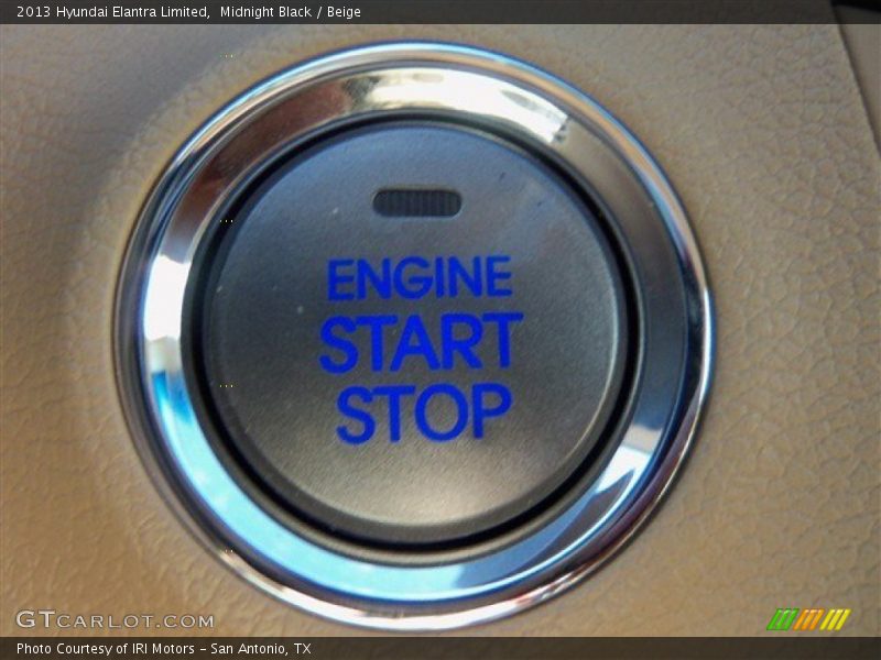 Midnight Black / Beige 2013 Hyundai Elantra Limited