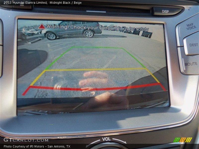 Midnight Black / Beige 2013 Hyundai Elantra Limited