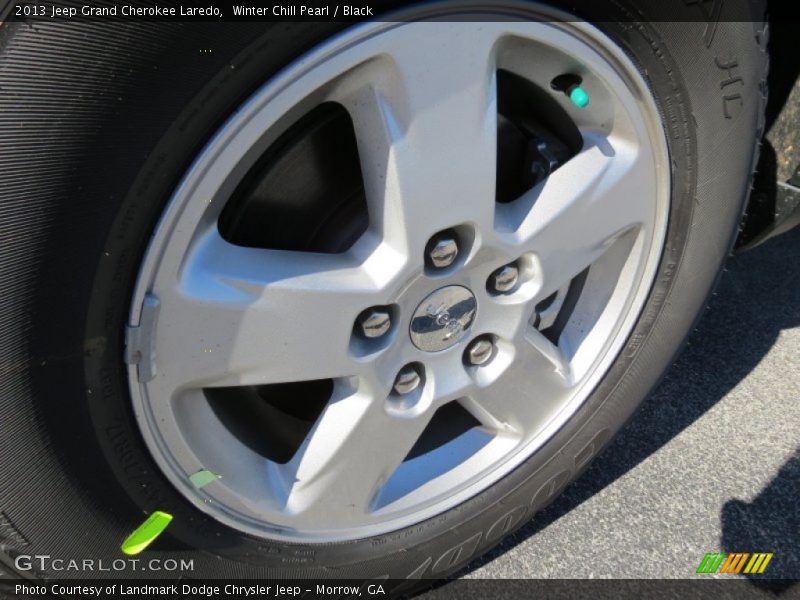 Winter Chill Pearl / Black 2013 Jeep Grand Cherokee Laredo