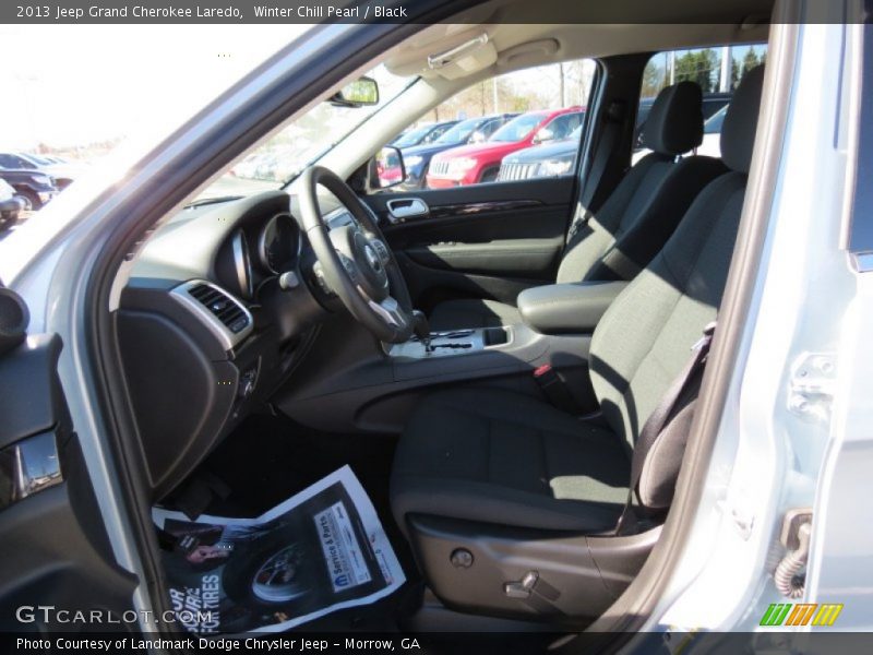 Winter Chill Pearl / Black 2013 Jeep Grand Cherokee Laredo