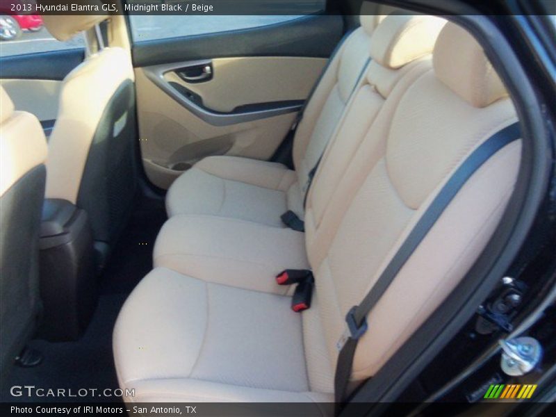 Midnight Black / Beige 2013 Hyundai Elantra GLS
