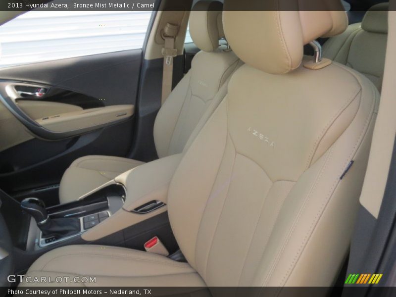 Front Seat of 2013 Azera 