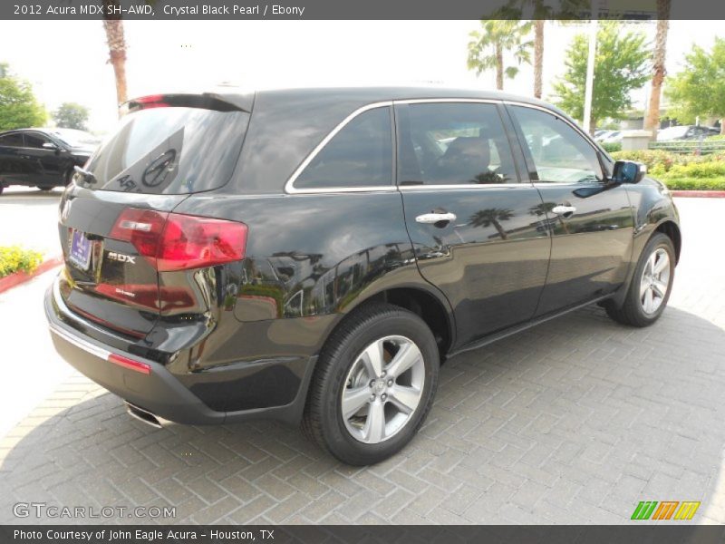 Crystal Black Pearl / Ebony 2012 Acura MDX SH-AWD