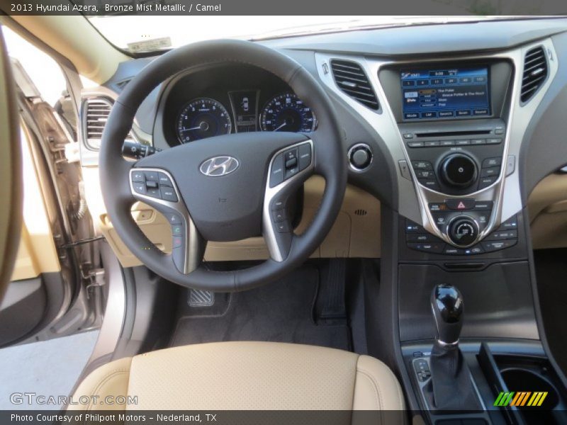 Dashboard of 2013 Azera 