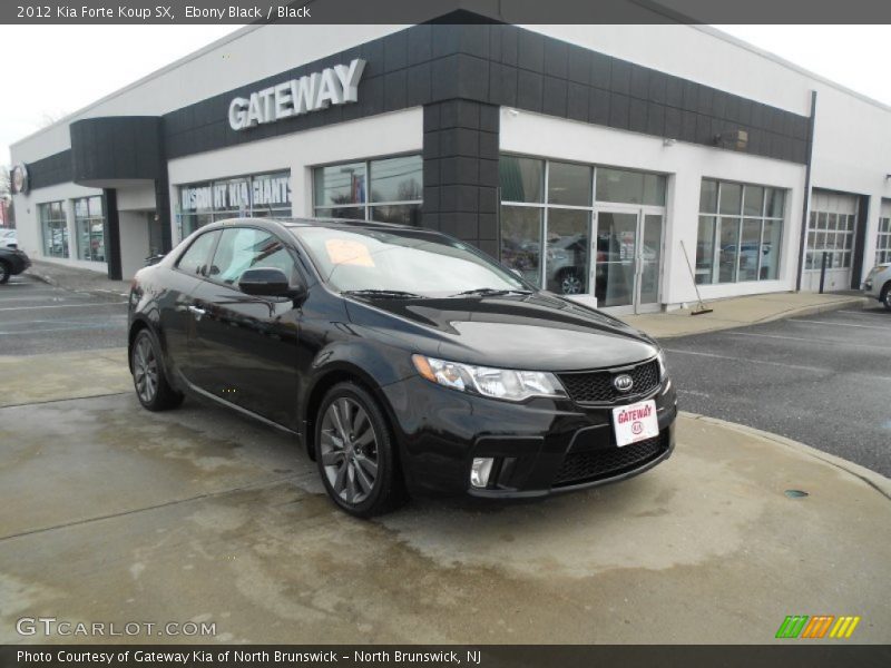 Ebony Black / Black 2012 Kia Forte Koup SX