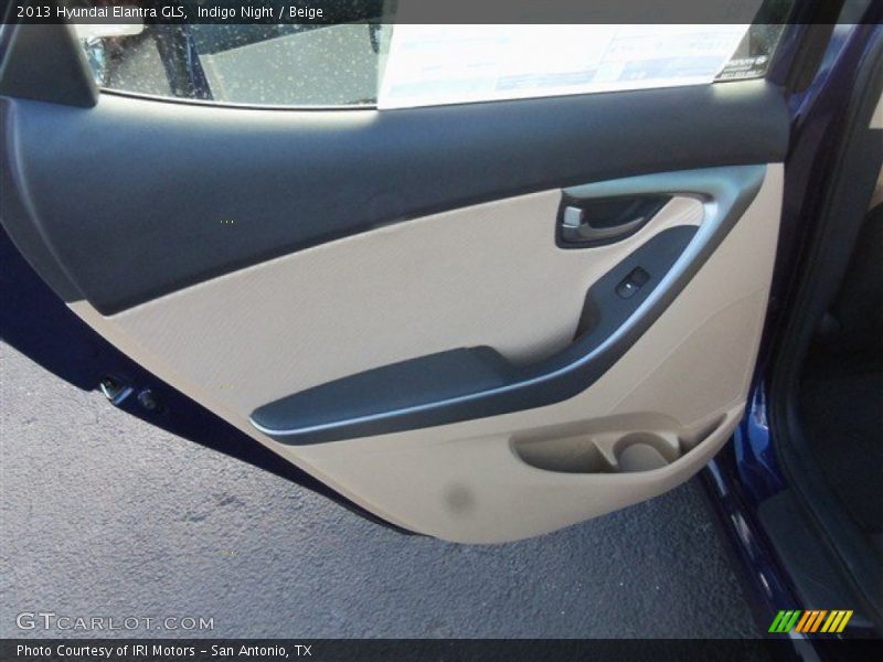 Indigo Night / Beige 2013 Hyundai Elantra GLS