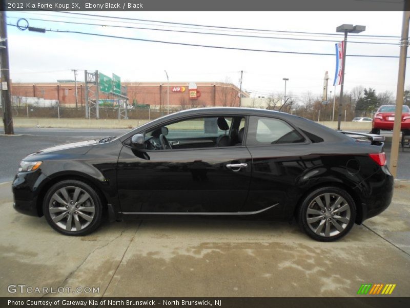 Ebony Black / Black 2012 Kia Forte Koup SX