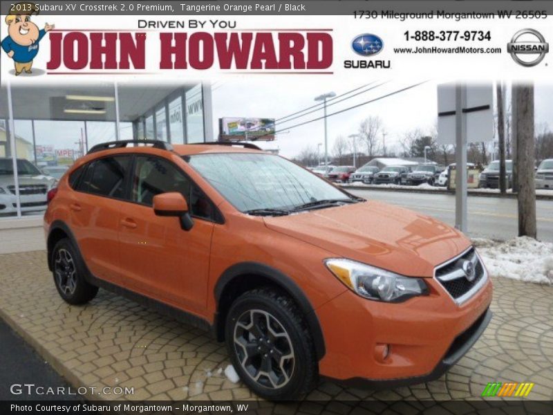 Tangerine Orange Pearl / Black 2013 Subaru XV Crosstrek 2.0 Premium