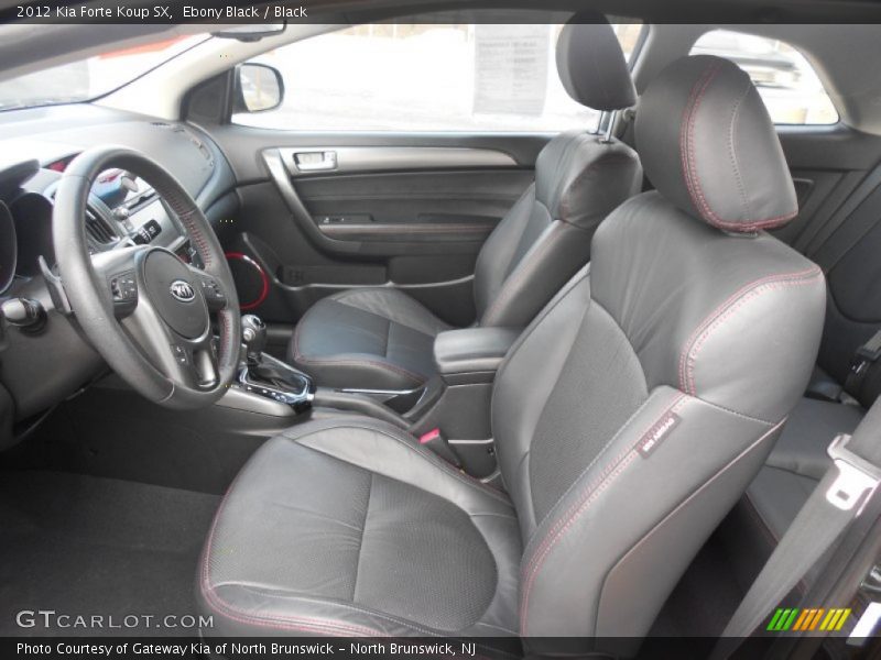 Front Seat of 2012 Forte Koup SX