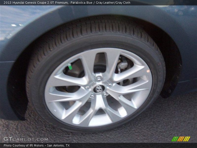 Parabolica Blue / Gray Leather/Gray Cloth 2013 Hyundai Genesis Coupe 2.0T Premium