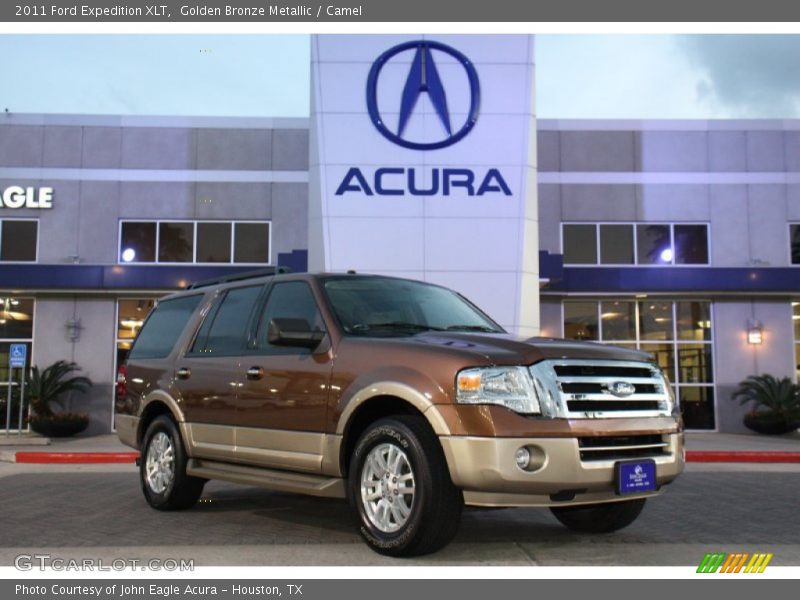 Golden Bronze Metallic / Camel 2011 Ford Expedition XLT