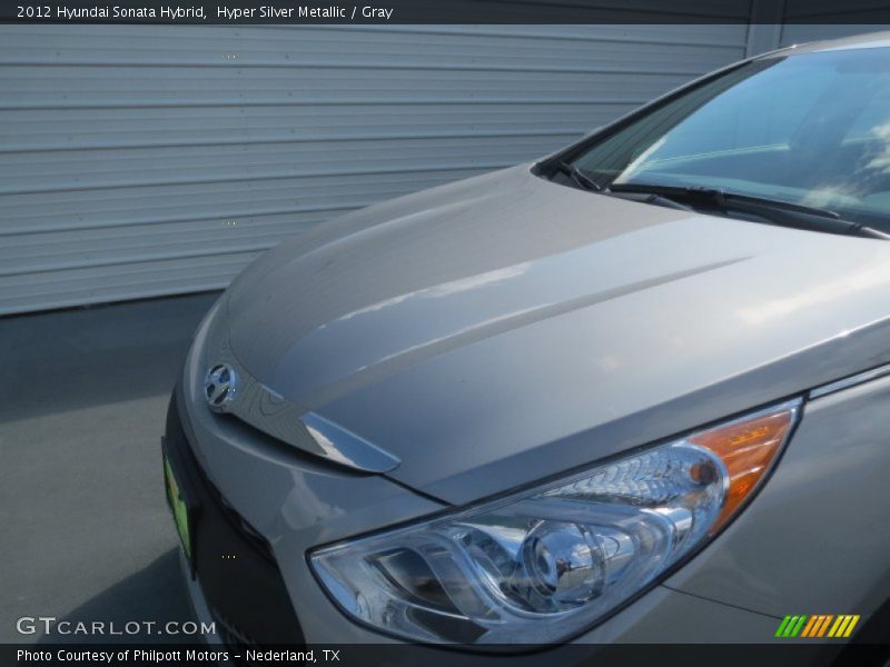 Hyper Silver Metallic / Gray 2012 Hyundai Sonata Hybrid