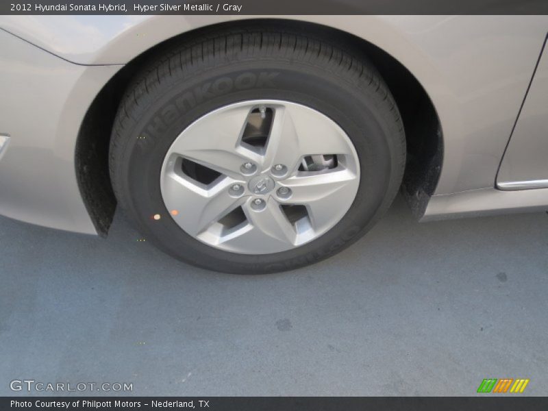 Hyper Silver Metallic / Gray 2012 Hyundai Sonata Hybrid