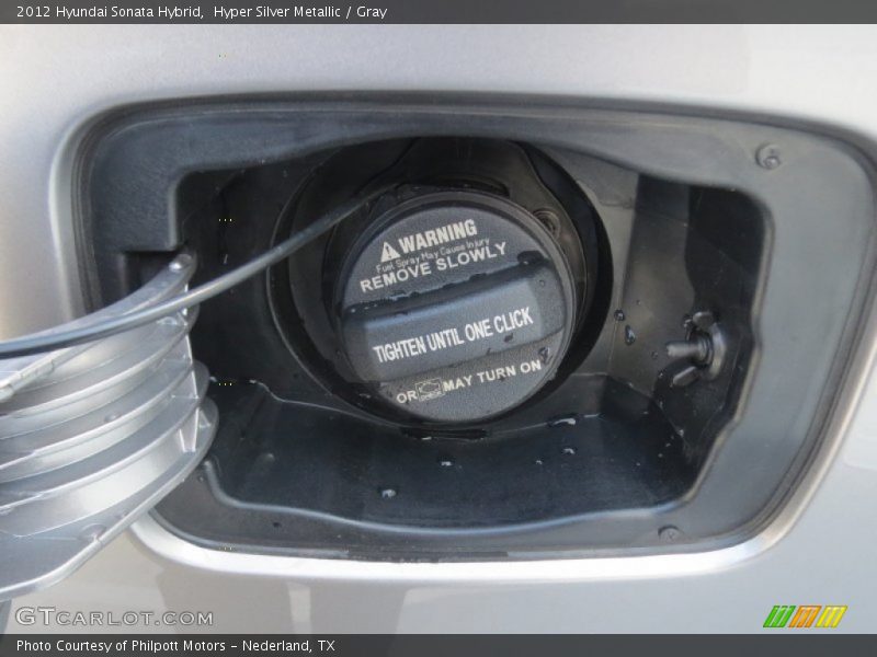 Hyper Silver Metallic / Gray 2012 Hyundai Sonata Hybrid