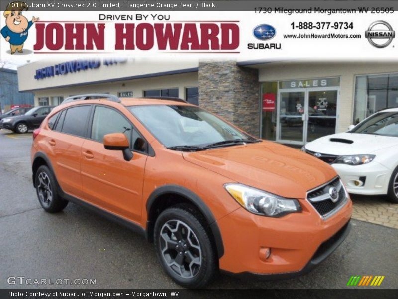 Tangerine Orange Pearl / Black 2013 Subaru XV Crosstrek 2.0 Limited