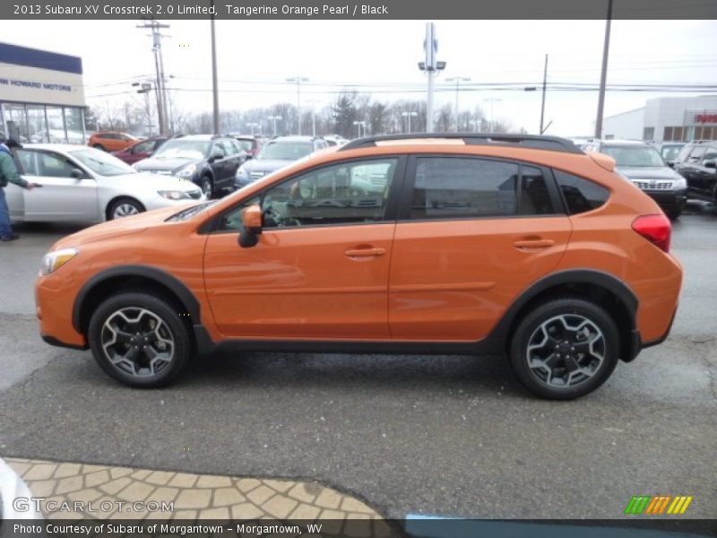 Tangerine Orange Pearl / Black 2013 Subaru XV Crosstrek 2.0 Limited