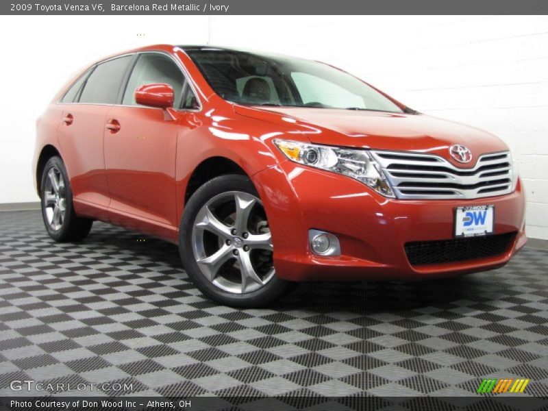 Barcelona Red Metallic / Ivory 2009 Toyota Venza V6