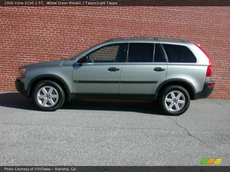Willow Green Metallic / Taupe/Light Taupe 2006 Volvo XC90 2.5T