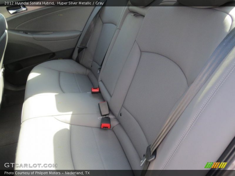 Hyper Silver Metallic / Gray 2012 Hyundai Sonata Hybrid