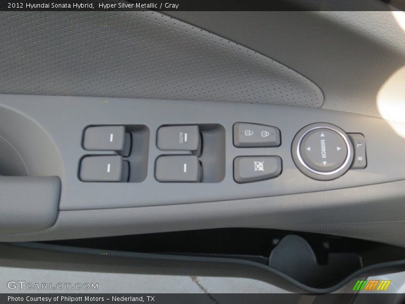 Hyper Silver Metallic / Gray 2012 Hyundai Sonata Hybrid