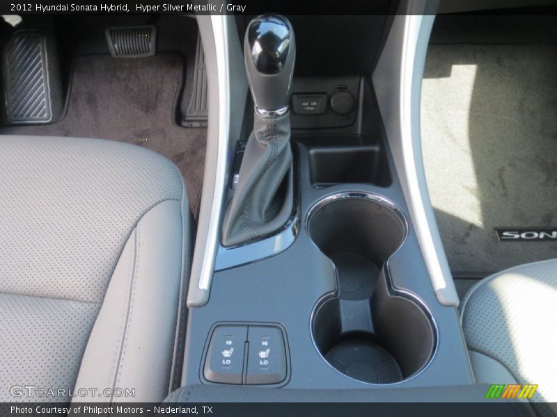 Hyper Silver Metallic / Gray 2012 Hyundai Sonata Hybrid