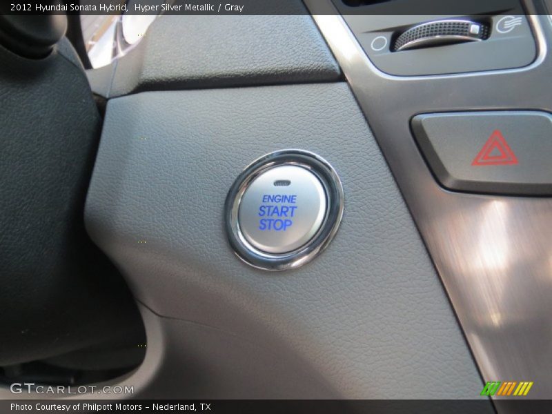 Hyper Silver Metallic / Gray 2012 Hyundai Sonata Hybrid