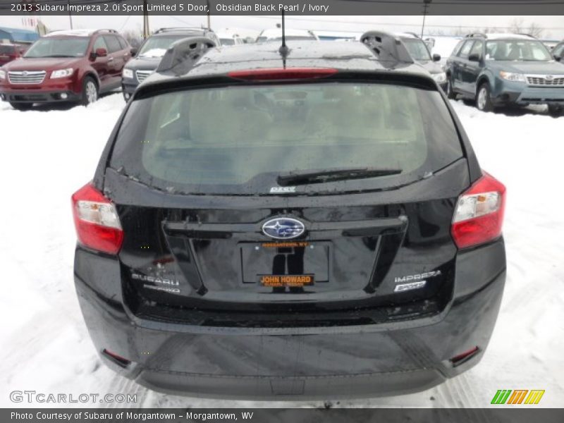 Obsidian Black Pearl / Ivory 2013 Subaru Impreza 2.0i Sport Limited 5 Door