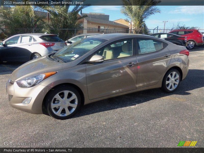 Desert Bronze / Beige 2013 Hyundai Elantra Limited