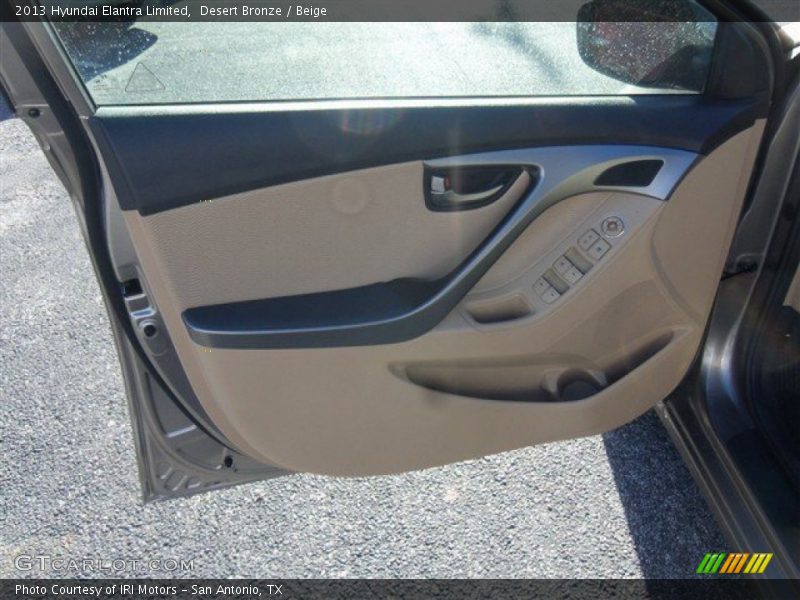 Desert Bronze / Beige 2013 Hyundai Elantra Limited