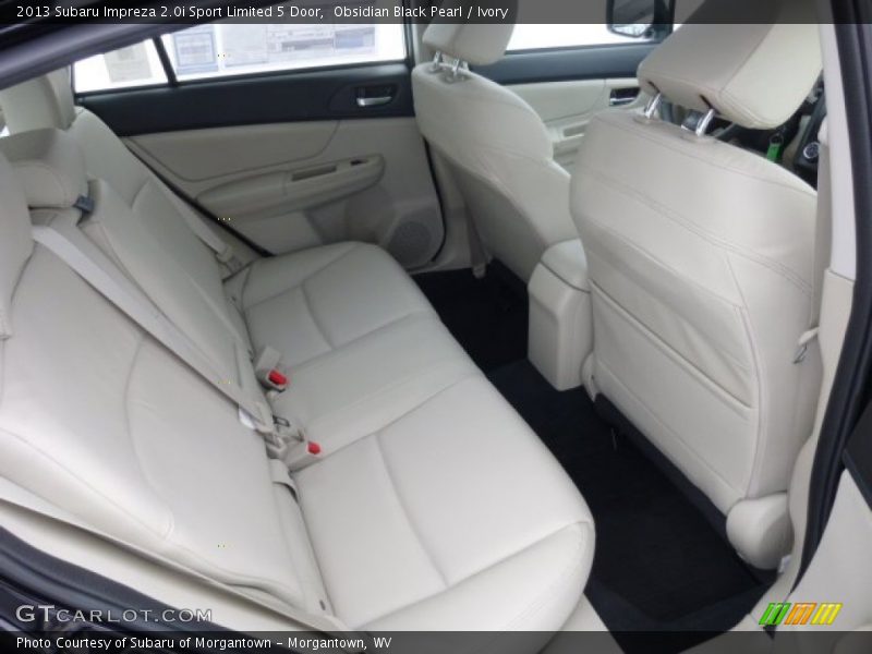 Rear Seat of 2013 Impreza 2.0i Sport Limited 5 Door