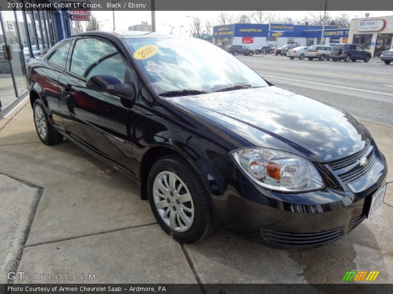 Black / Ebony 2010 Chevrolet Cobalt LT Coupe